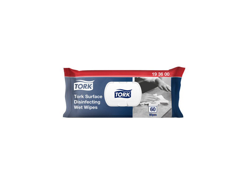 TORK Lingette désinfectante pour surfaces, 180 x 200 mm
