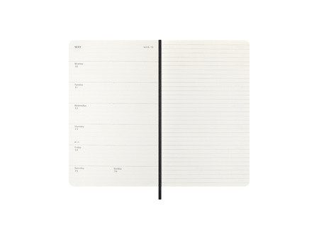 MOLESKINE Agenda 2026/2027, 18 mois, L/A5, rouge