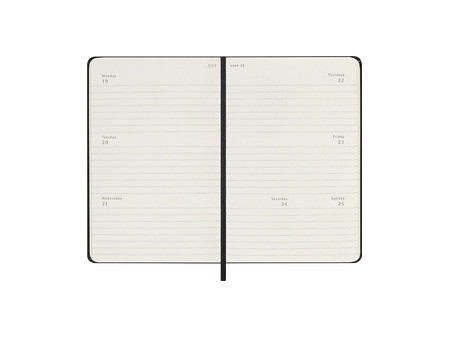 MOLESKINE Agenda de poche 2027, P/A6, hardcover, noir