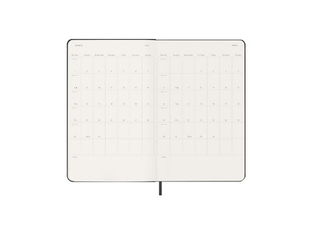 MOLESKINE Agenda 2027, L/A5, hardcover, noir