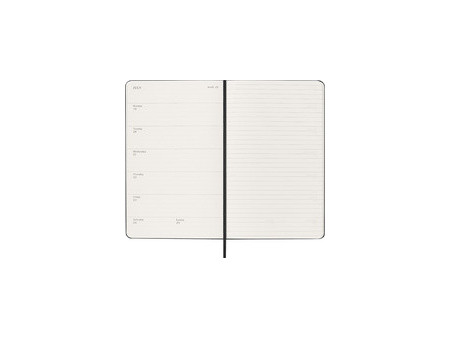 MOLESKINE Agenda 2027, semainier, XL, hardcover, noir