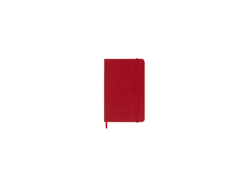 MOLESKINE Agenda de poche 2027, P/A6, hardcover, rouge