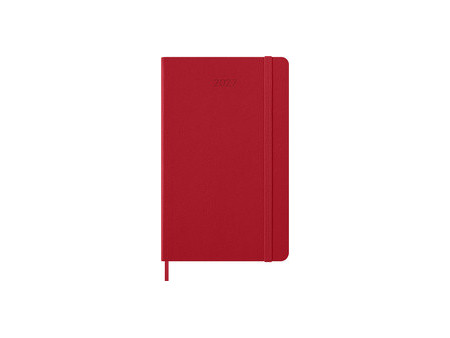 MOLESKINE Agenda de poche 2027, L/A5, hardcover, rouge