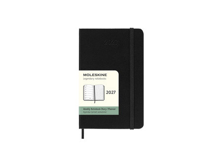 MOLESKINE Agenda de poche 2027, P/A6, hardcover, rouge