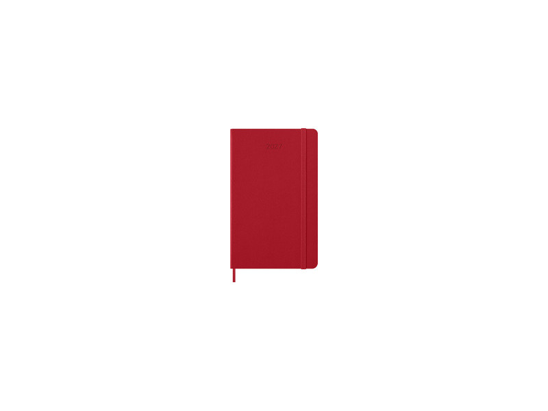 MOLESKINE Agenda 2027, semainier, L/A5, hardcover, rouge