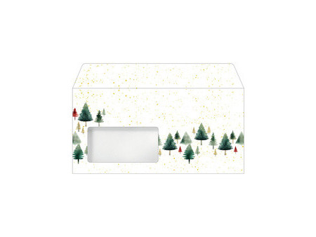 sigel Papier à motif de Noël 'Little Pines', A4, 25 feuilles