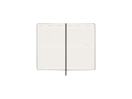 MOLESKINE Agenda 2027, semainier, L/A5, hardcover, noir