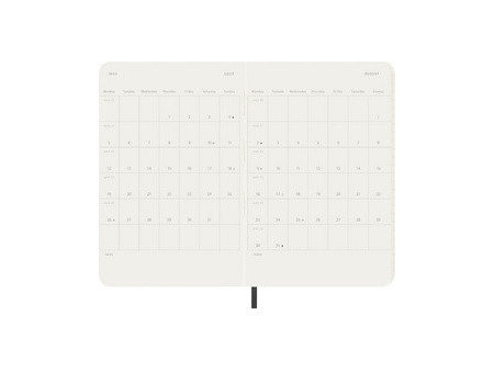 MOLESKINE Agenda de poche 2027, P/A6, softcover, noir
