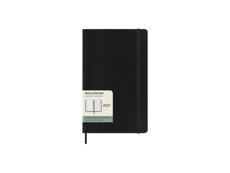 MOLESKINE Agenda 2027, semainier, XL, softcover, noir