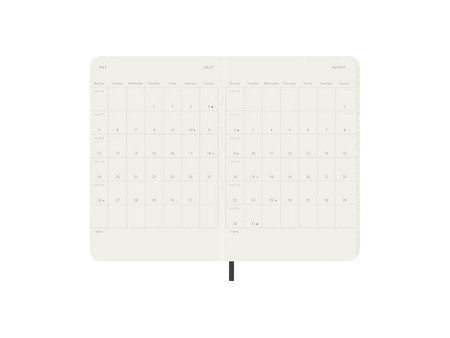 MOLESKINE Agenda de poche 2027, P/A6, softcover, bleu