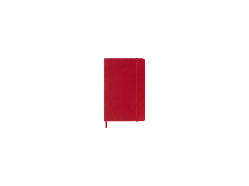 MOLESKINE Agenda de poche 2027, P/A6, softcover, rouge