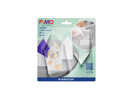 FIMO Moule maisons, transparent, set de 2