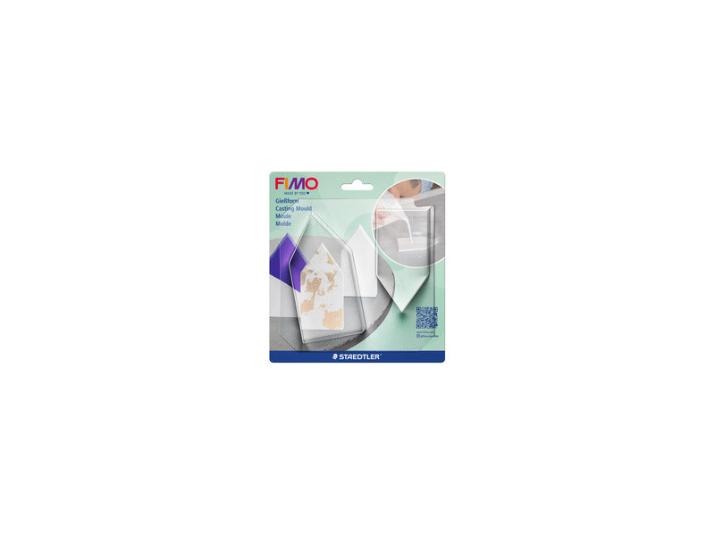 FIMO Moule maisons, transparent, set de 2