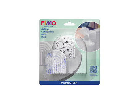FIMO Moule maisons, transparent, set de 2