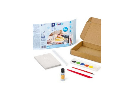 FIMO Kit de pâte à modeler Basic, durcit à l'air, 5 pièces