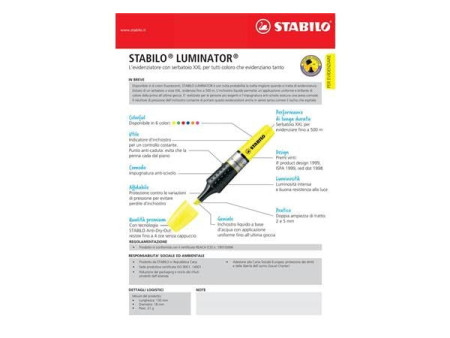 STABILO Surligneur LUMINATOR, rose