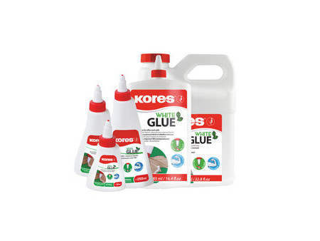 Kores Colle de bricolage 'whiteGLUE', sans solvants, 125 g