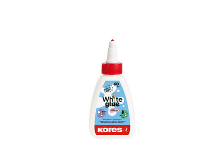 Kores Colle de bricolage 'whiteGLUE', sans solvants, 125 g
