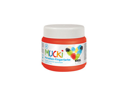 KREUL Gouache aux doigts pour porcelaine 'MUCKI', rouge