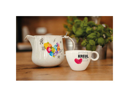 KREUL Gouache aux doigts pour porcelaine 'MUCKI', kit