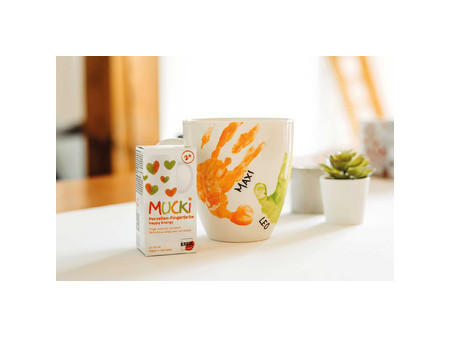 KREUL Gouache aux doigts pour porcelaine 'MUCKI', set de 2