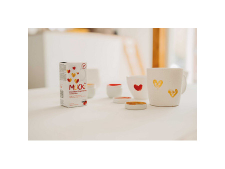 KREUL Gouache aux doigts pour porcelaine 'MUCKI', set de 2