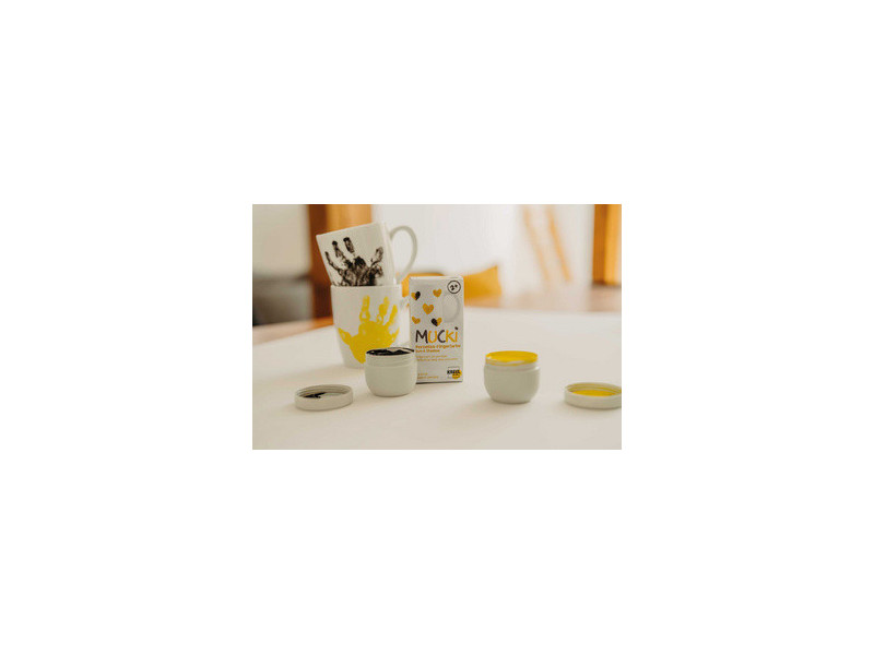 KREUL Gouache aux doigts pour porcelaine 'MUCKI', set de 2