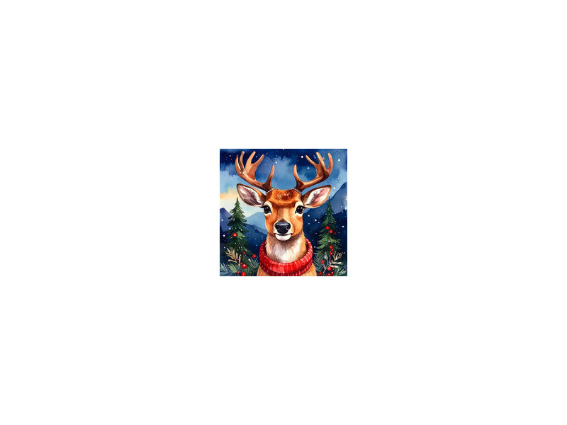 PAPSTAR Serviette à motif de Noël 'Reindeer'