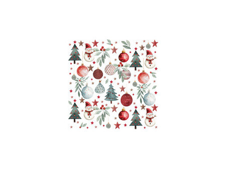 PAPSTAR Serviette à motif de Noël 'Merry Christmas'