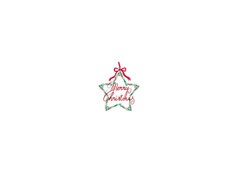 PAPSTAR Serviette à motif de Noël 'Merry Christmas'