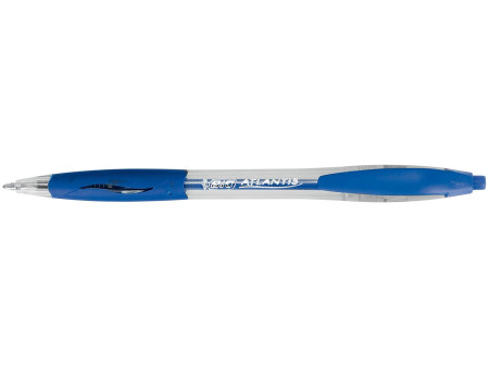 BIC Stylo à bille rétractable Atlantis Classic, bleu