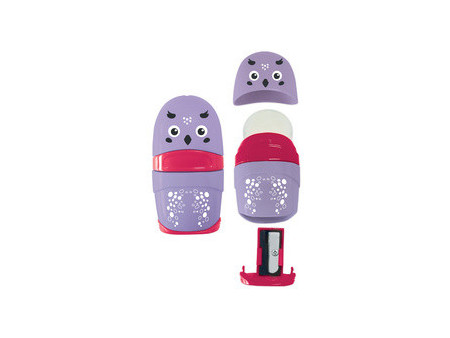ROTH Duo taille-crayon & gomme 'ABC Freunde'