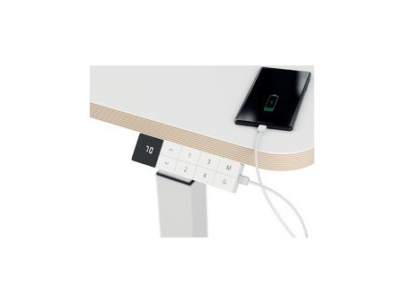 LEITZ Jeu de roulettes pour bureau 6534, gris clair