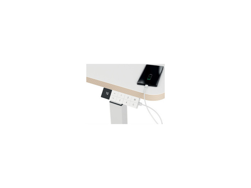 LEITZ Jeu de roulettes pour bureau 6534, gris clair