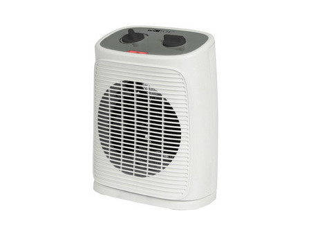 CLATRONIC Radiateur soufflant HL 3800, oscillant, blanc