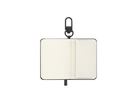 MOLESKINE Mini-carnet porte-clé, couverture rigide, noir