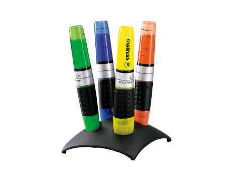 STABILO Surligneur LUMINATOR, set de bureau de 4