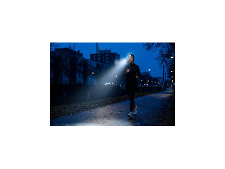 ANSMANN Lampe frontale LED 2 en 1 HD350R, 320 lumens, noir