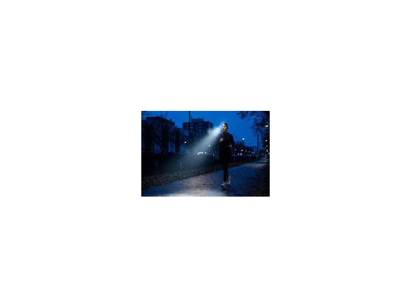 ANSMANN Lampe frontale LED 2 en 1 HD350R, 320 lumens, noir