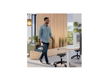 LEITZ Organiseur de bureau avec poignée en bois, feutre