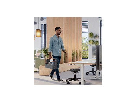LEITZ Organiseur de bureau avec poignée en bois, feutre