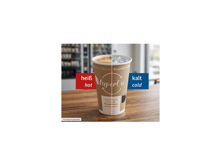 NATURE Star Gobelet pour café en papier dur 'PaperOn', 0,1 l