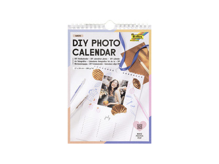 folia Calendrier mural, 170 x 240 mm, blanc