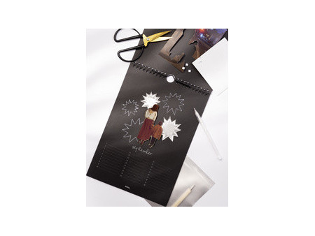 folia Calendrier mural, 170 x 240 mm, noir