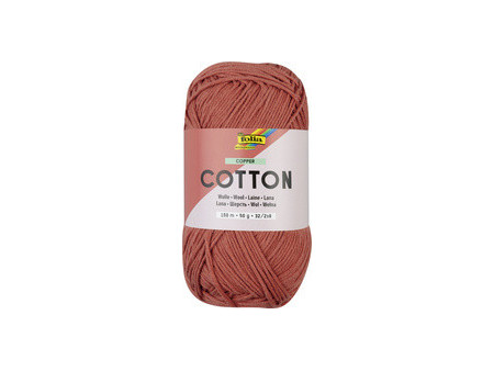 folia Fil de coton, 50 g / 150 m, blush