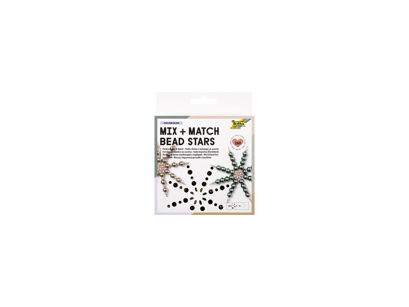 folia Kit d'étoiles en perles JOLLY WINTER, 269 pièces