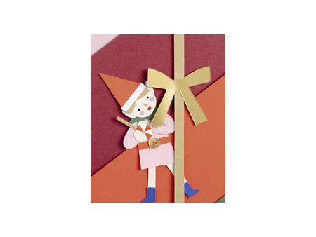 folia Bloc papier de couleur / carton de bricolage NOEL, A4