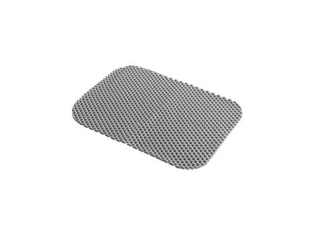metaltex Tapis d'évier, PP, 250 x 350 mm, gris