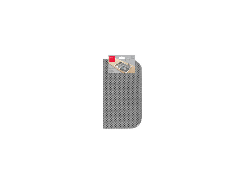 metaltex Tapis d'évier, PP, 360 x 410 mm, gris