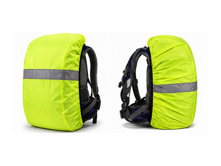 IWH Housse imperméable pour sac à dos & cartable, jaune fluo